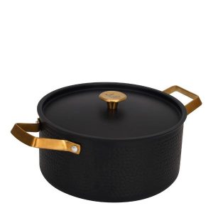 Vargen & Thor Arvet Mio kastrull 4 L svart hamrad